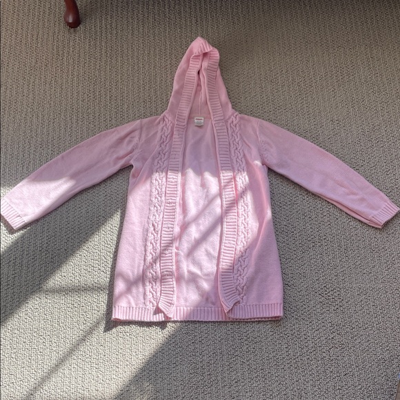 Gymboree Other - Pink Hooded Cardigan Sweater